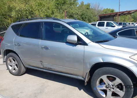 2004 Nissan Murano Sl z USA, uszkodzony, nr VIN JN8AZ08T84W207154